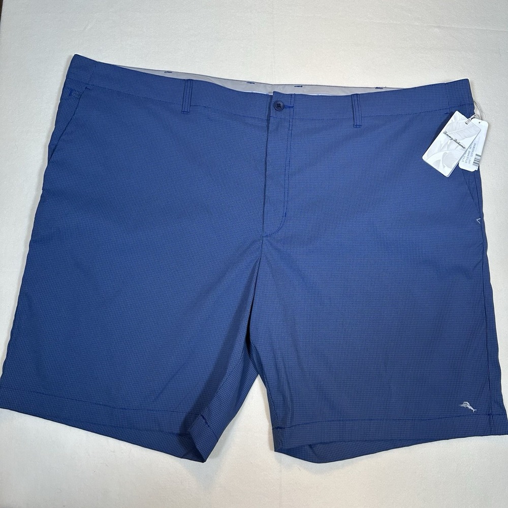 Tommy Bahama Mens Size 53 R Stretch Blue Island Zone Performance Shorts New READ